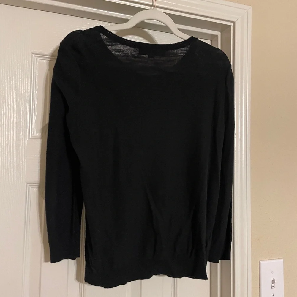 LOFT Black Cardigan Sweater - Picture 3 of 5